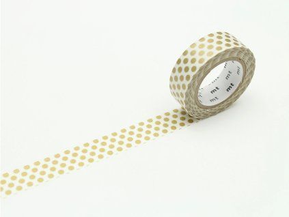 Produkt Washi páska geometrická - dot gold 2