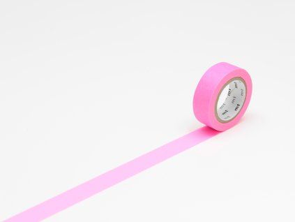 Produkt Washi páska jednobarevná - shocking pink