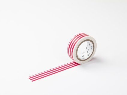 Produkt Washi páska geometrická - border framboise