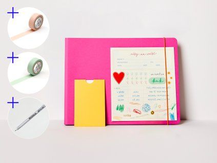 Produkt Sada Vítej na světě - velká fuchsiová